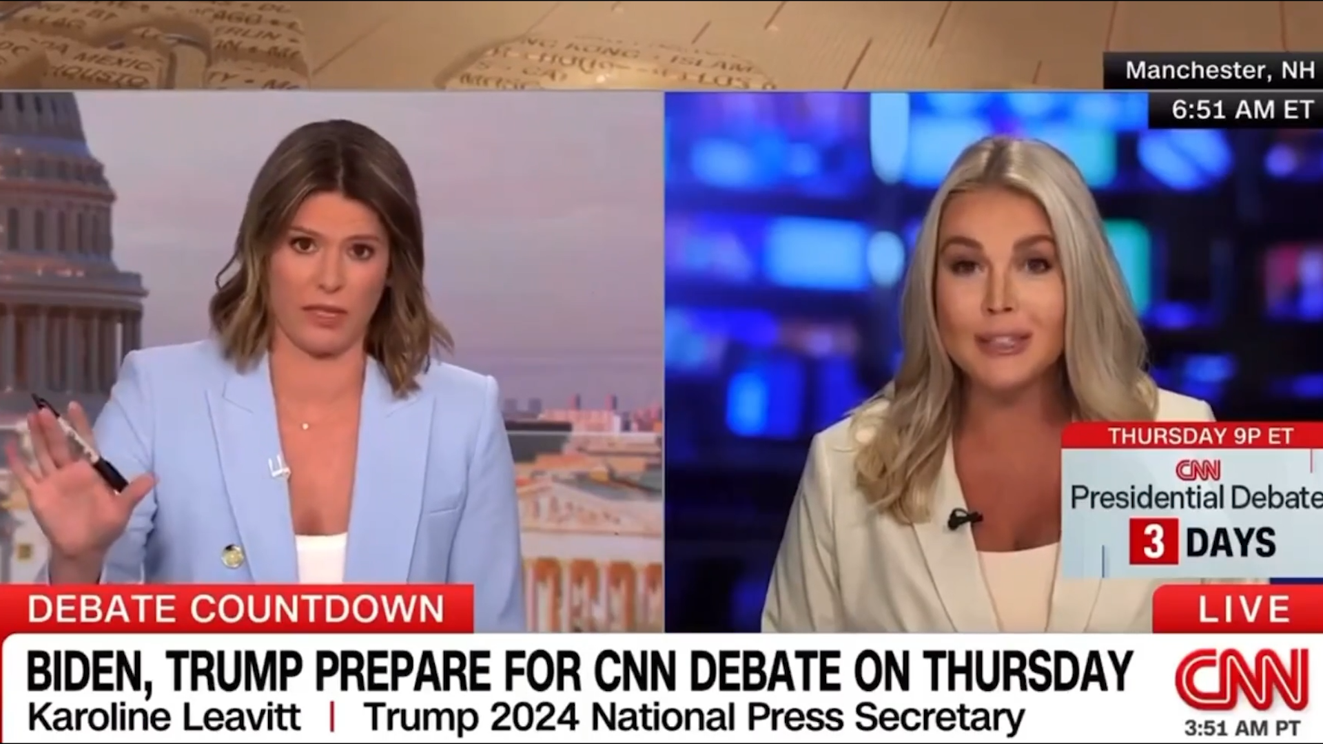 Clash on CNN